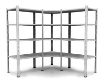 Угловой стеллаж MS Strong 185/100x60/4