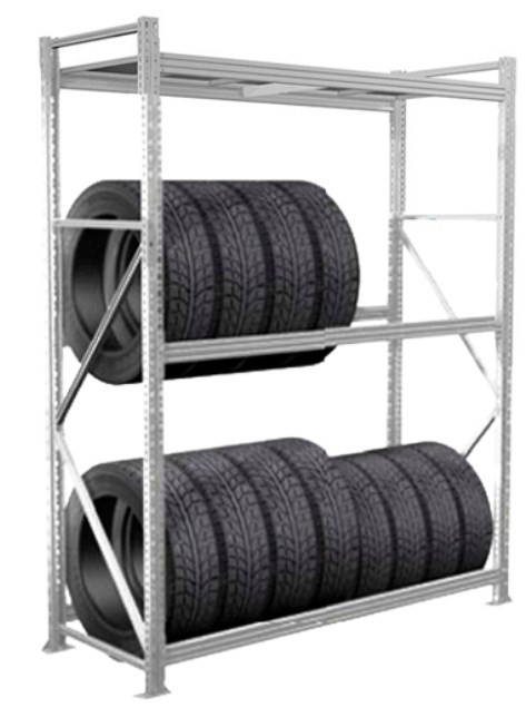 Стеллаж для колёс MS Pro Profi 200/210x60/12