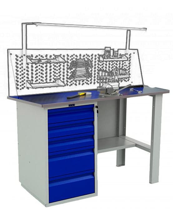 Верстак Profi WT120.WD5/F1.000