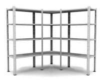 Угловой стеллаж MS Standart 185/100x40/4